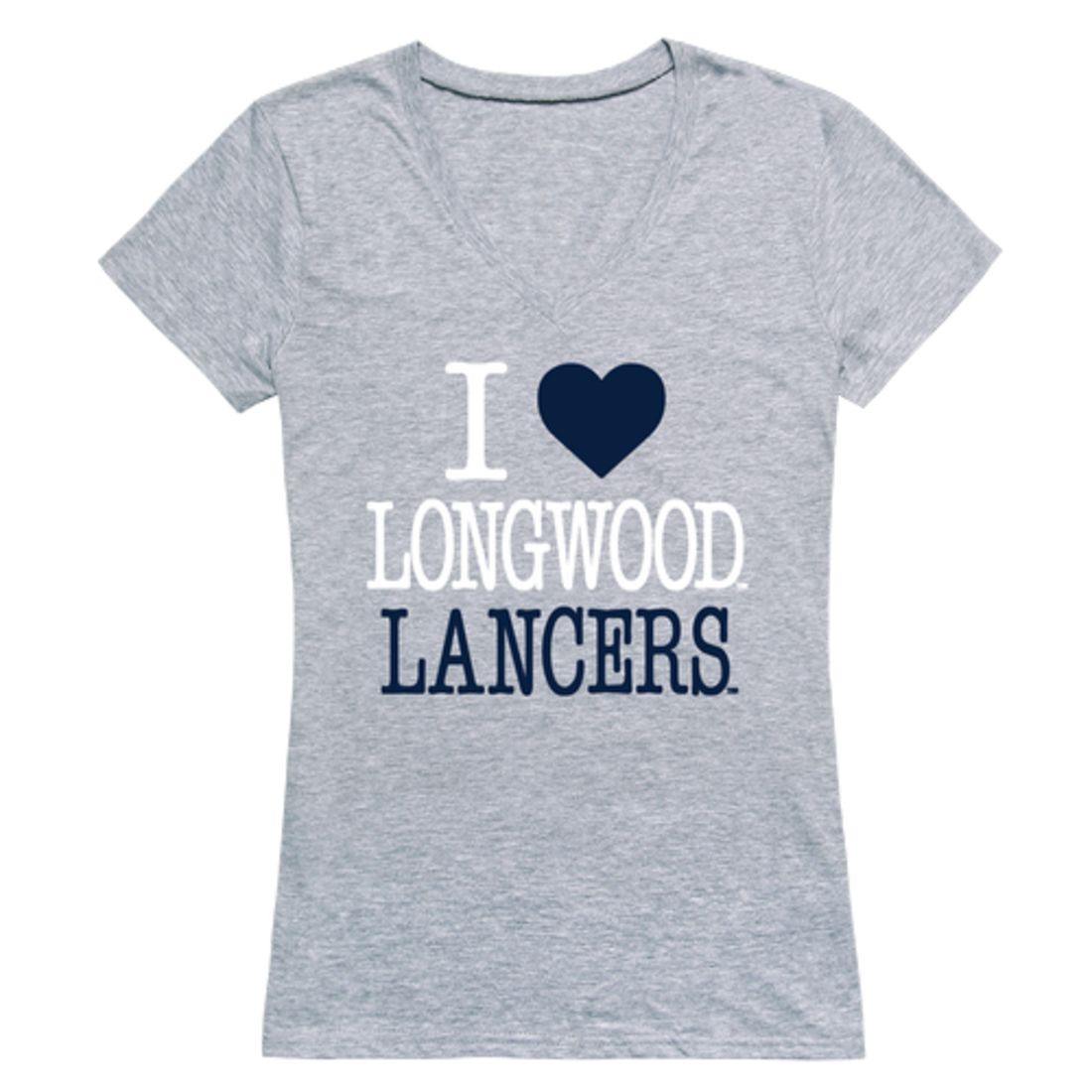 I Love Longwood University Lancers Womens T-Shirt-Campus-Wardrobe