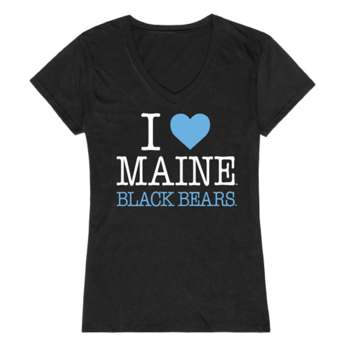 I Love UMaine University of MaineBears Womens T-Shirt-Campus-Wardrobe