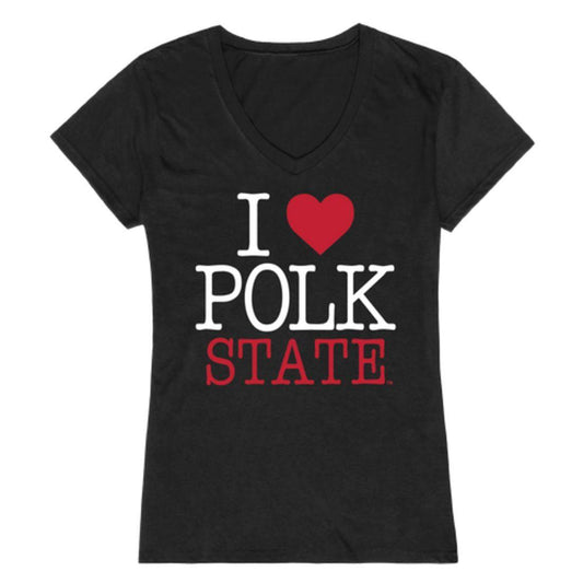 I Love Polk State College Eagles Womens T-Shirt-Campus-Wardrobe