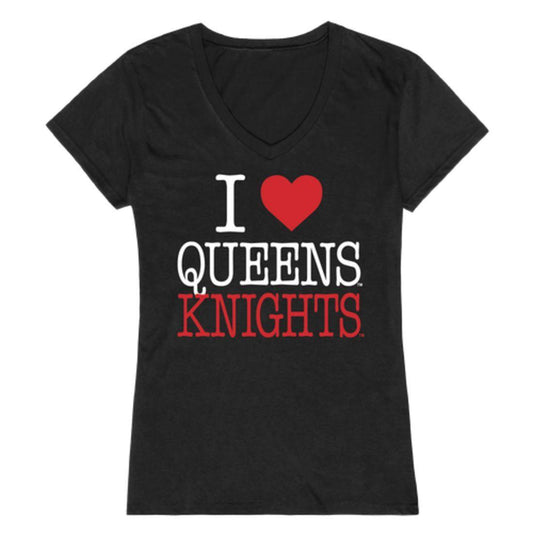 I Love CUNY Queens College Knights Womens T-Shirt-Campus-Wardrobe