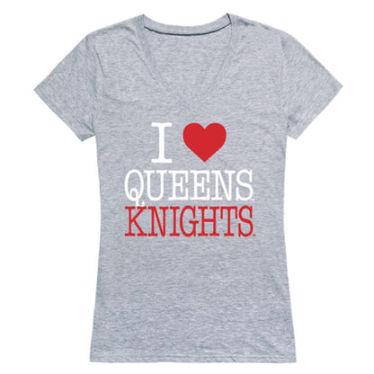 I Love CUNY Queens College Knights Womens T-Shirt-Campus-Wardrobe