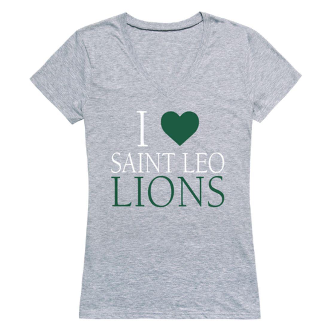 I Love Saint Leo University Lions Womens T-Shirt-Campus-Wardrobe