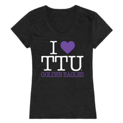 I Love TTU Tennessee Tech University Golden Eagles Womens T-Shirt-Campus-Wardrobe