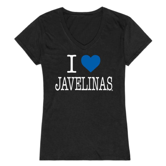 I Love TAMUK Texas A&M University - Kingsville Javelinas Womens T-Shirt-Campus-Wardrobe