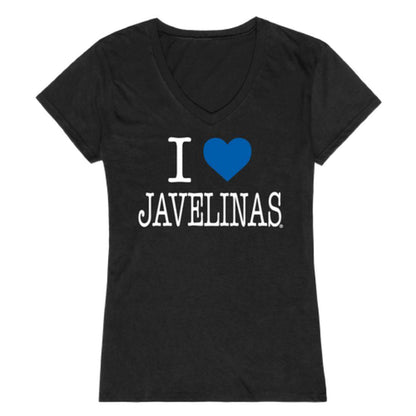 I Love TAMUK Texas A&M University - Kingsville Javelinas Womens T-Shirt-Campus-Wardrobe