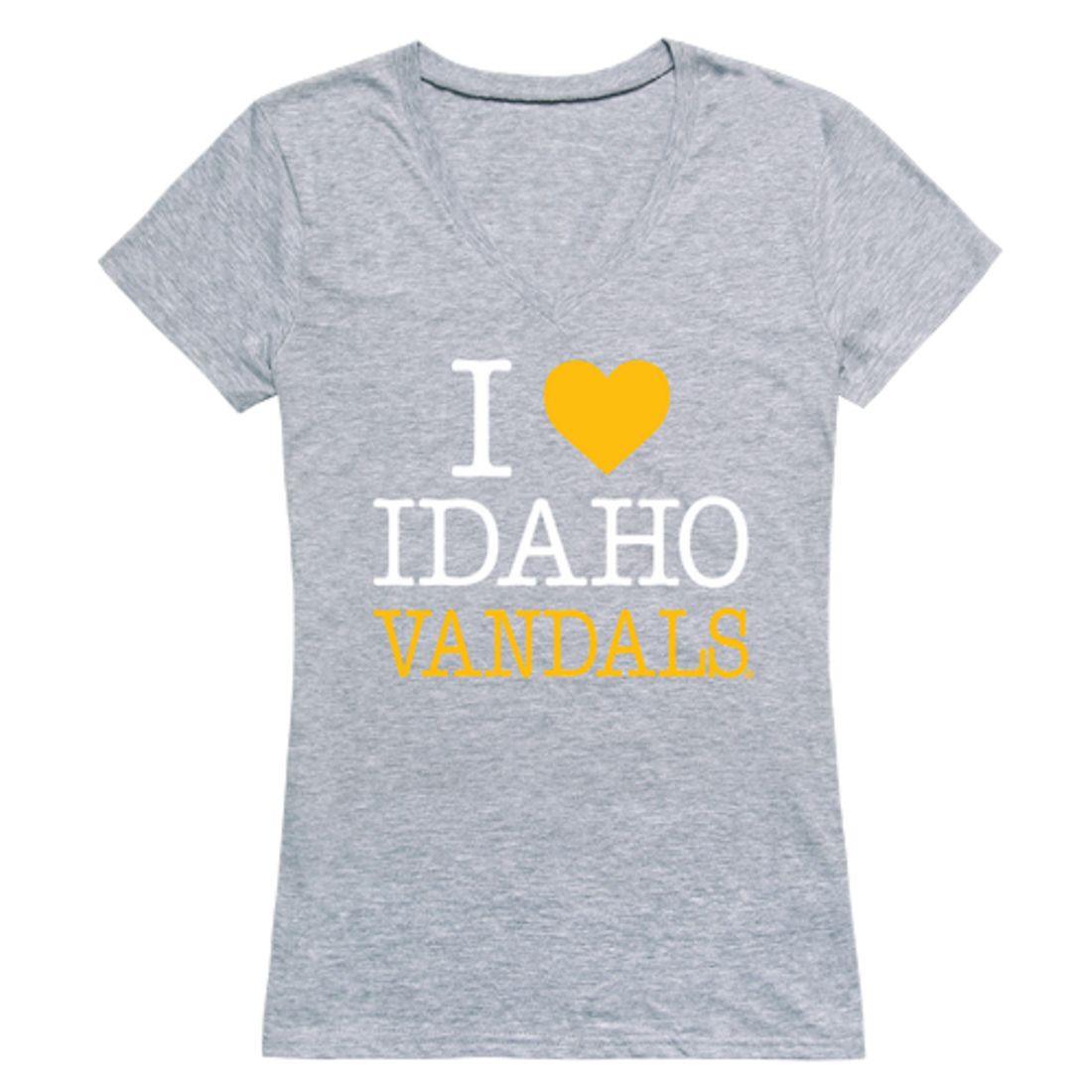 I Love University of Idaho Vandals Womens T-Shirt-Campus-Wardrobe