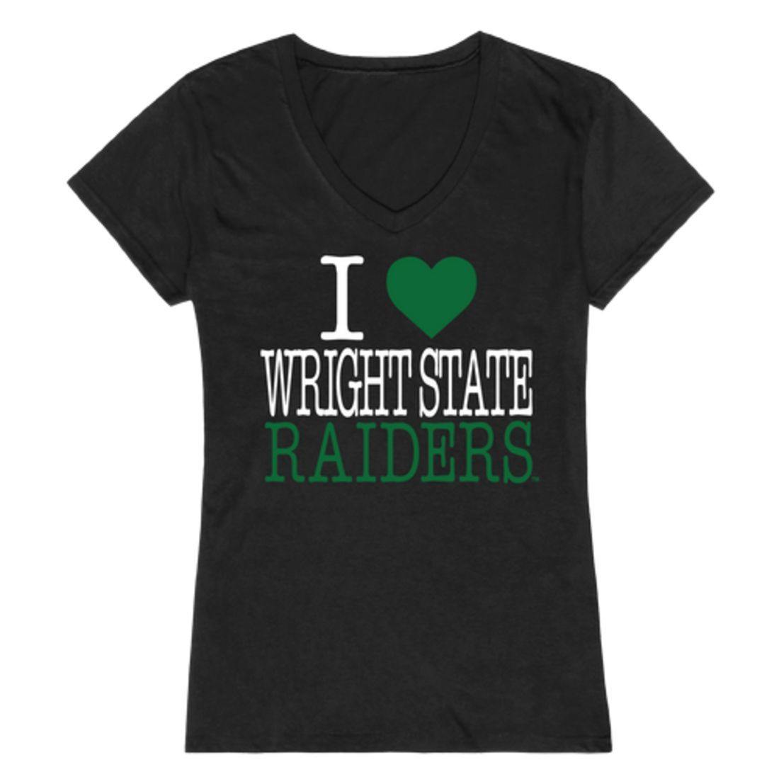 I Love Wright State University Raiders Womens T-Shirt-Campus-Wardrobe