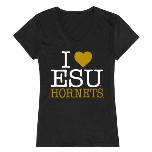 I Love Emporia State University Hornets Womens T-Shirt-Campus-Wardrobe