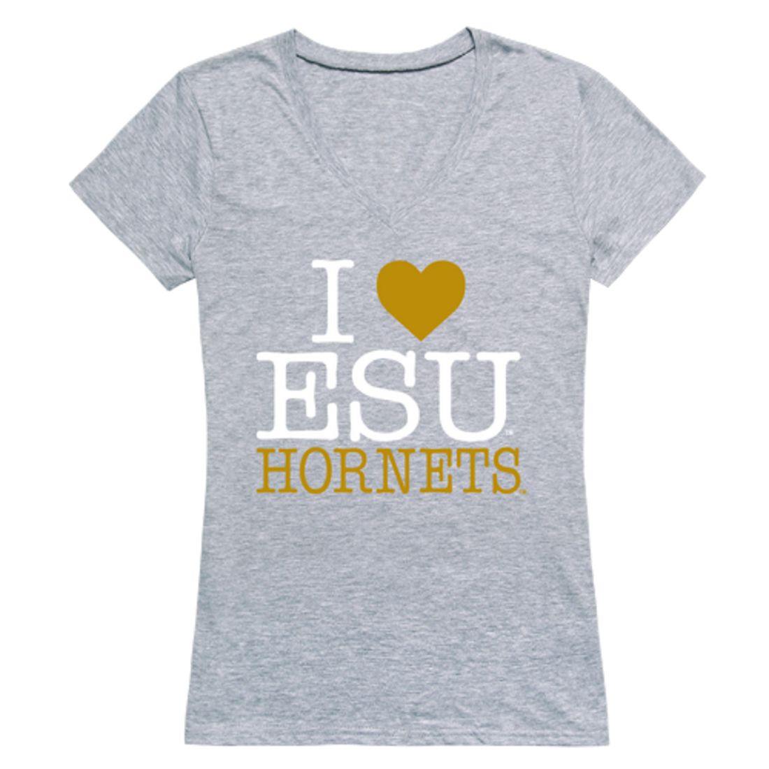 I Love Emporia State University Hornets Womens T-Shirt-Campus-Wardrobe