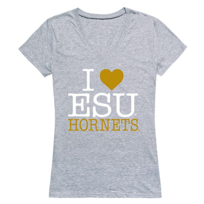 I Love Emporia State University Hornets Womens T-Shirt-Campus-Wardrobe