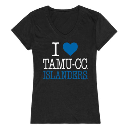 I Love TAMUCC Texas A&M University Corpus Christi Islanders Womens T-Shirt-Campus-Wardrobe