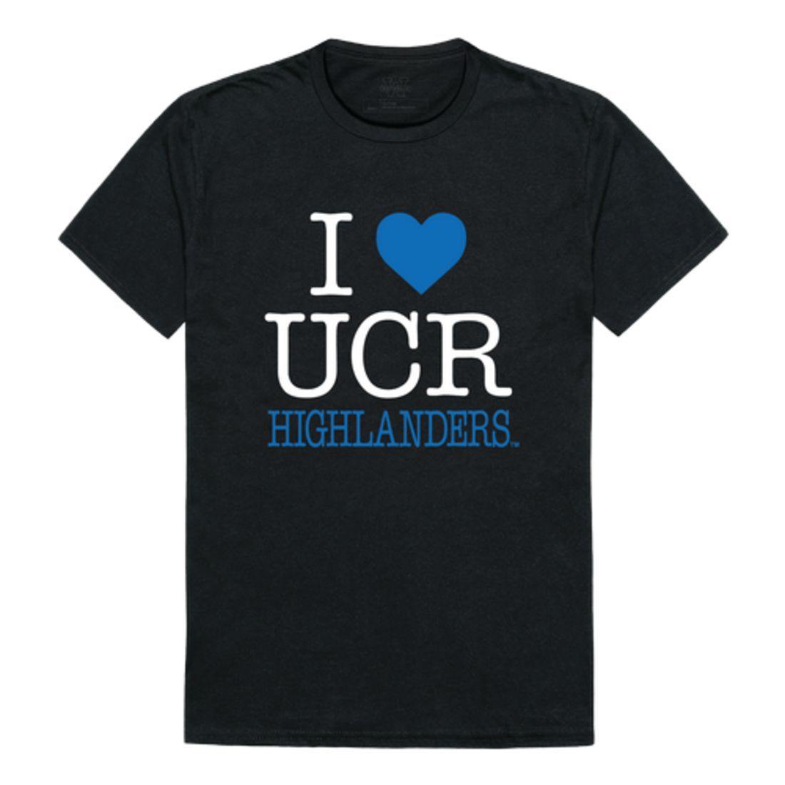 I Love University of California UC Riverside The Highlanders T-Shirt-Campus-Wardrobe