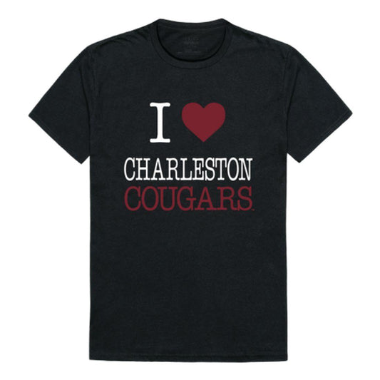 I Love COFC College of Charleston Cougars T-Shirt-Campus-Wardrobe