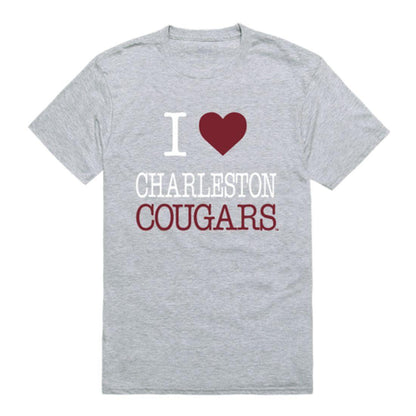 I Love COFC College of Charleston Cougars T-Shirt-Campus-Wardrobe