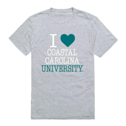 I Love CCU Coastal Carolina University Chanticleers T-Shirt-Campus-Wardrobe