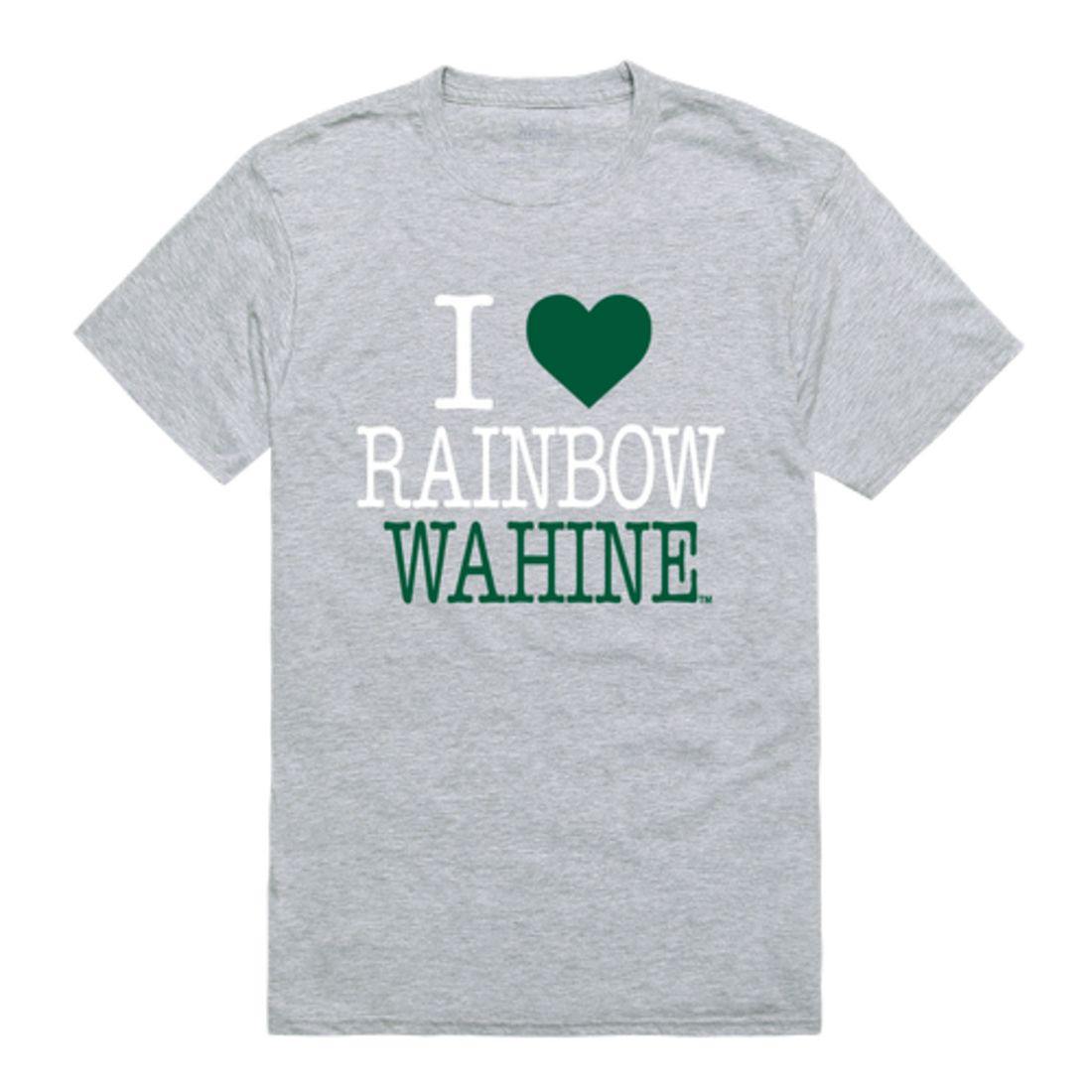 I Love University of Hawaii Rainbow Rainbow Warriors T-Shirt-Campus-Wardrobe