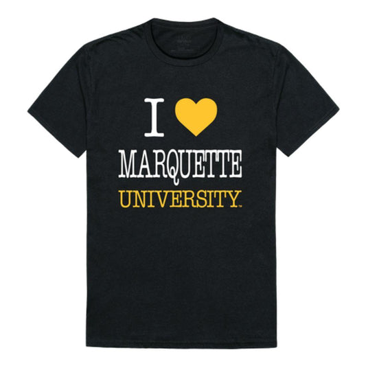 I Love Marquette University Golden Eagles T-Shirt-Campus-Wardrobe