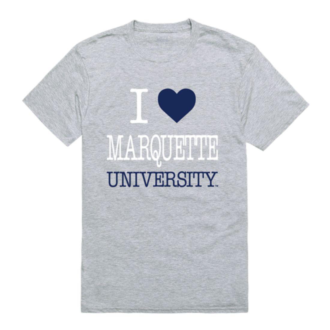 I Love Marquette University Golden Eagles T-Shirt-Campus-Wardrobe