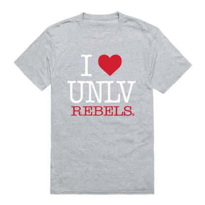 I Love UNLV University of Nevada Las Vegas Rebels T-Shirt-Campus-Wardrobe