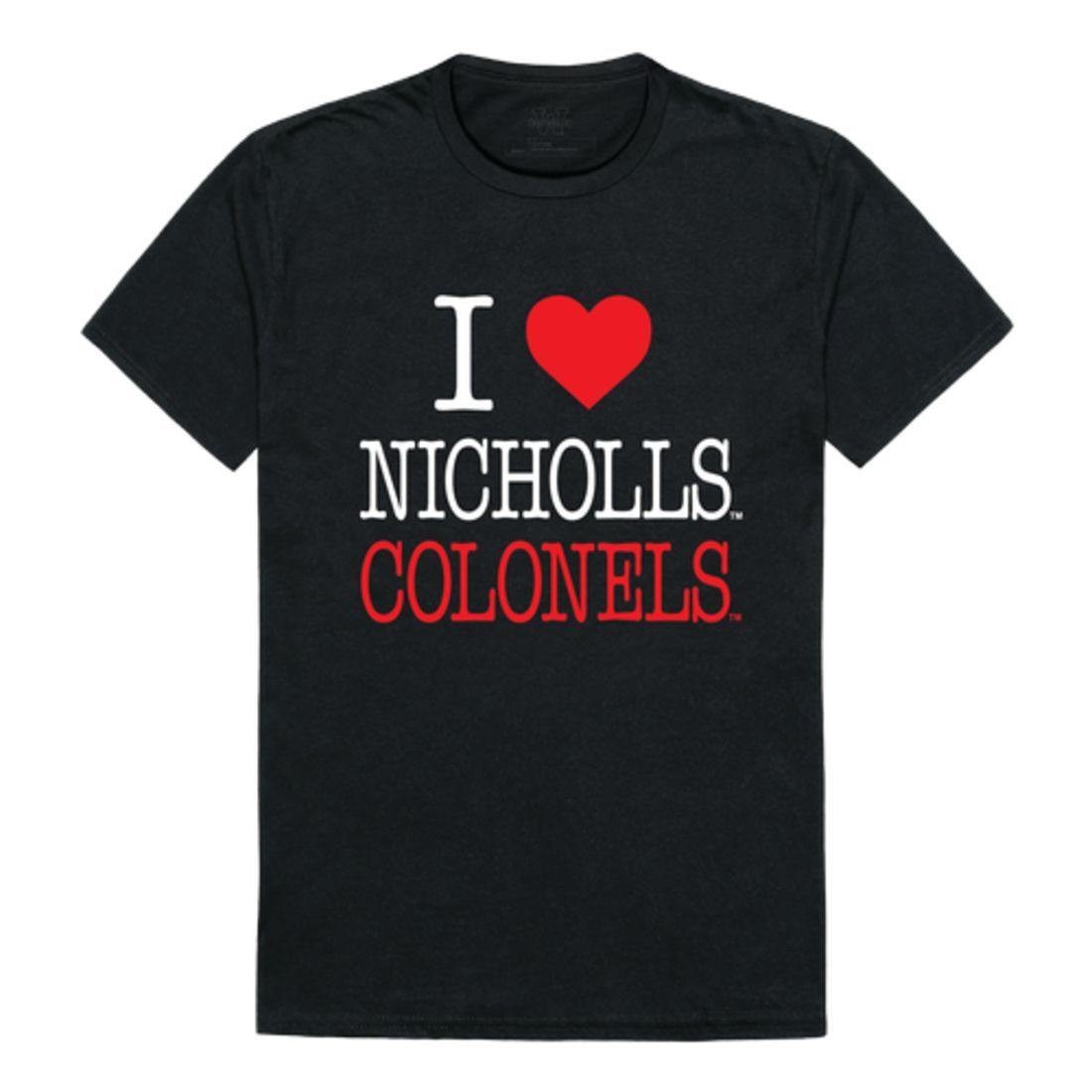 I Love Nicholls State University Colonels T-Shirt-Campus-Wardrobe