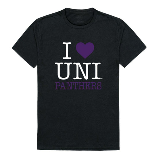 I Love UNI University of Northen Iowa Panthers T-Shirt-Campus-Wardrobe
