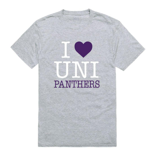Mouseover Image, I Love UNI University of Northen Iowa Panthers T-Shirt-Campus-Wardrobe
