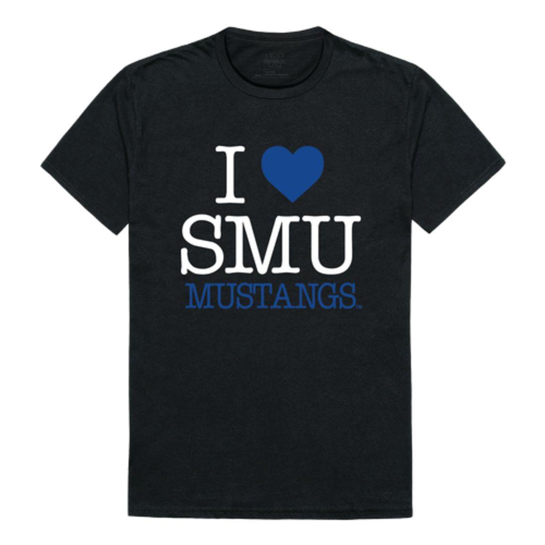 I Love SMU Southern Methodist University Mustangs T-Shirt-Campus-Wardrobe