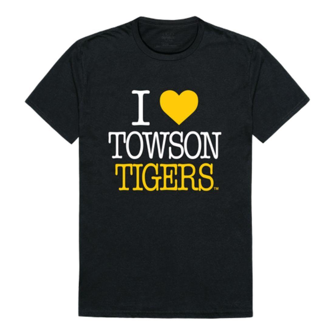 I Love TU Towson University Tigers T-Shirt-Campus-Wardrobe