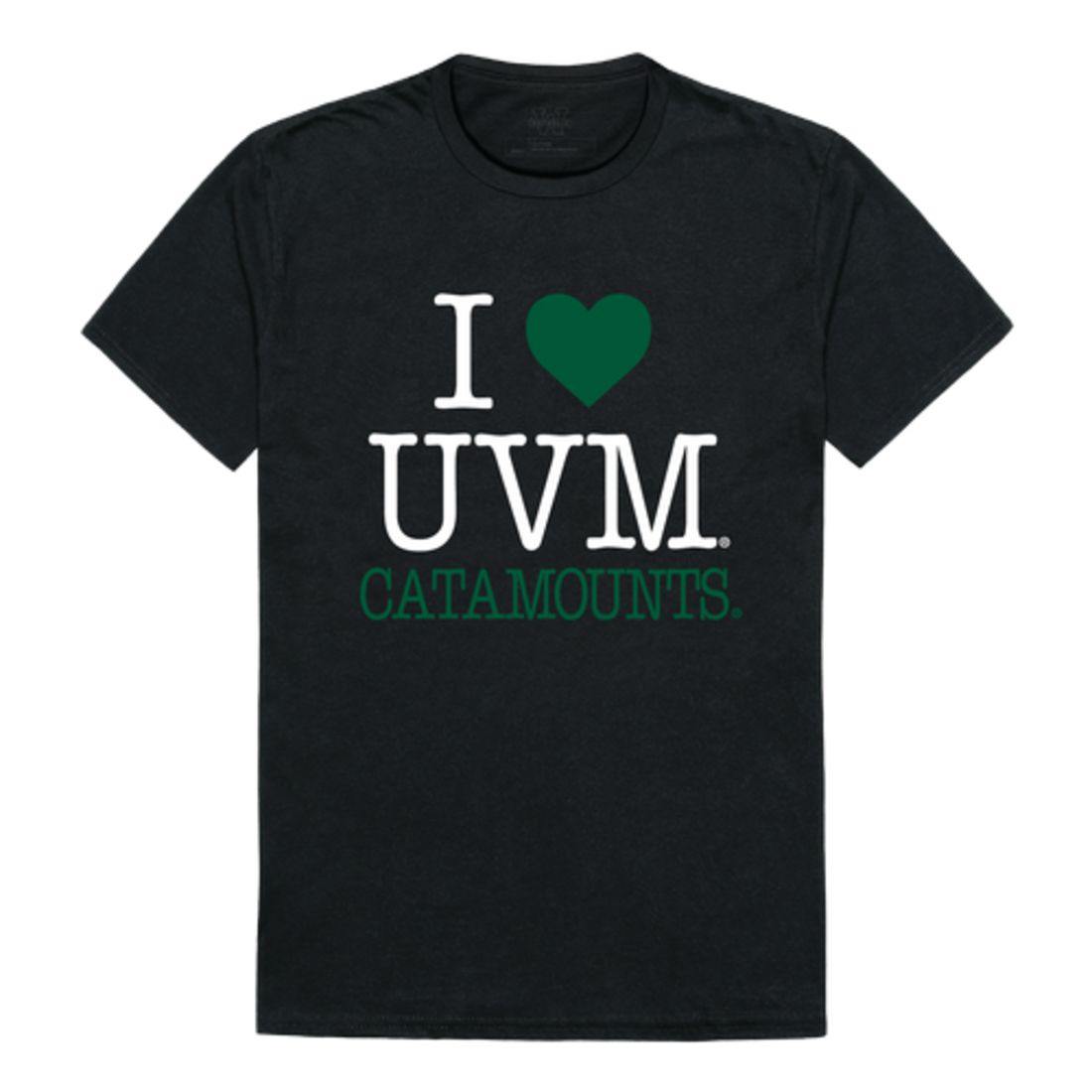 I Love UVM University of Vermont Catamounts T-Shirt-Campus-Wardrobe