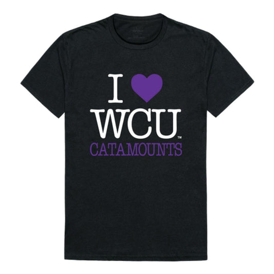 I Love WCU Western Carolina University Catamounts T-Shirt-Campus-Wardrobe