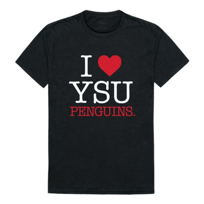 I Love YSU Youngstown State University Penguins T-Shirt-Campus-Wardrobe