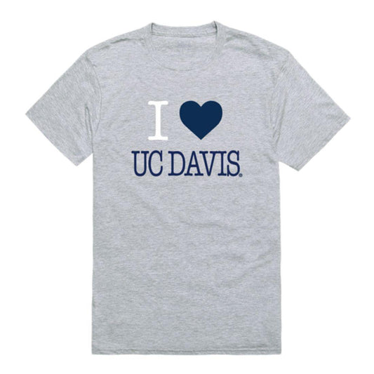 I Love UC Davis University of California Aggies T-Shirt-Campus-Wardrobe