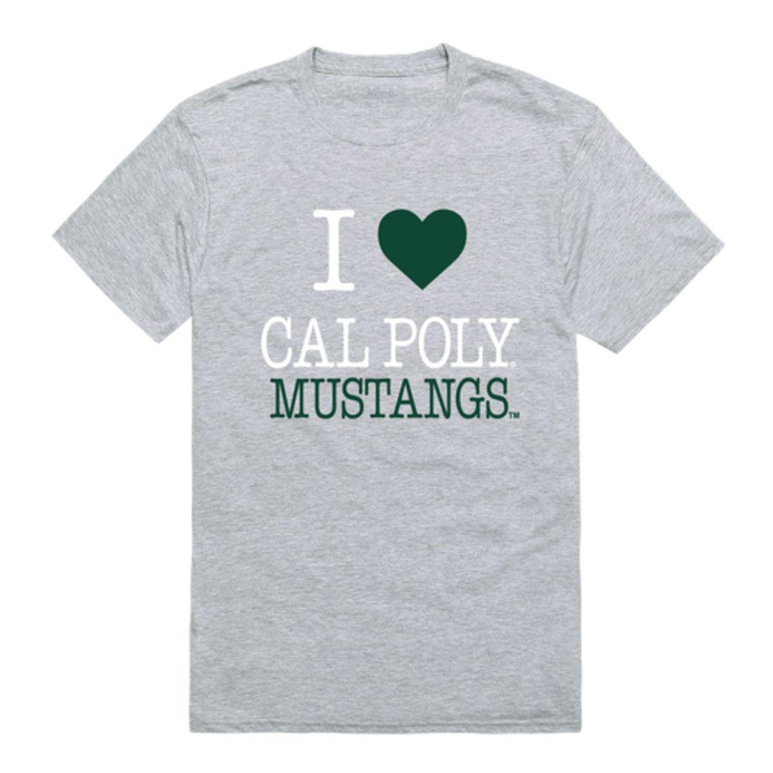 I Love Cal Poly California Polytechnic State University Mustangs T-Shirt-Campus-Wardrobe