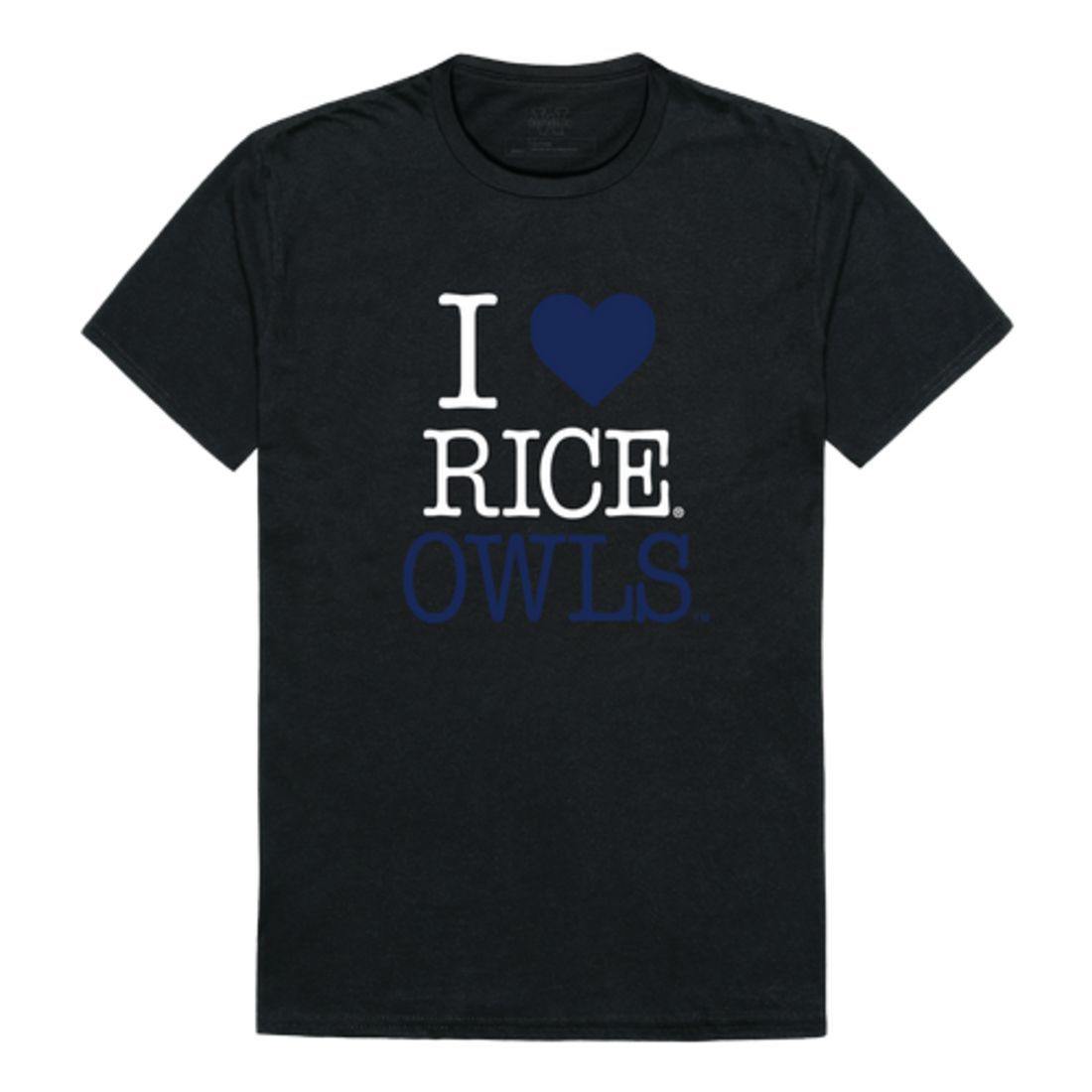 I Love Rice University Owls T-Shirt-Campus-Wardrobe