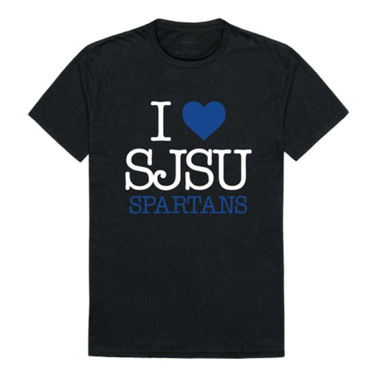 I Love SJSU San Jose State University Spartans T-Shirt-Campus-Wardrobe