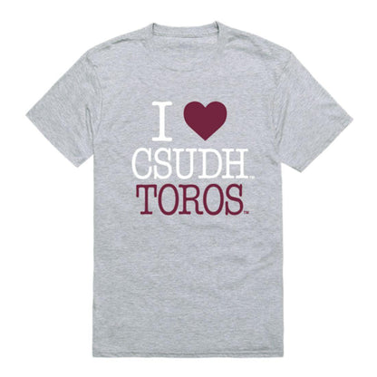 I Love CSUDH California State University Dominguez Hills Toros T-Shirt-Campus-Wardrobe