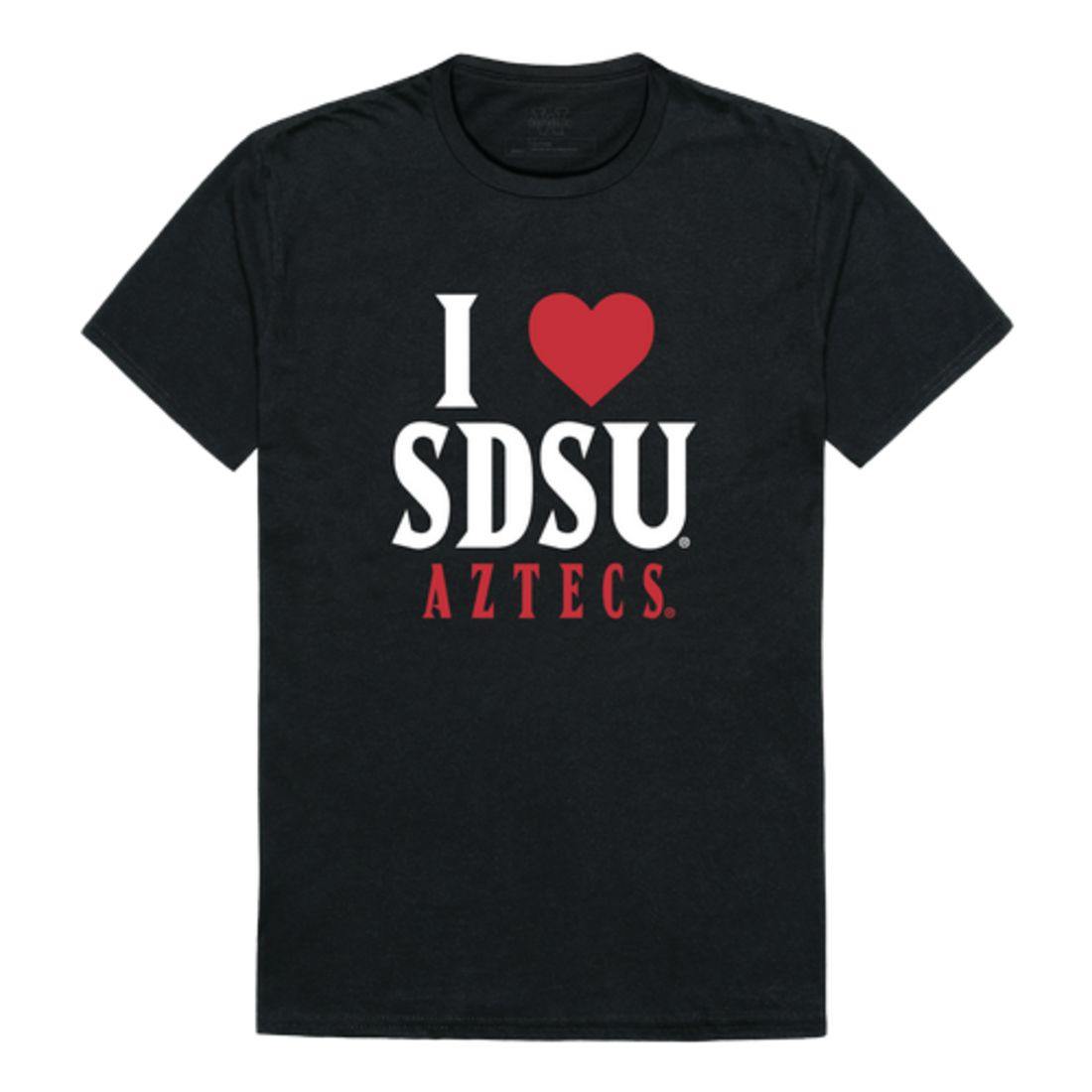 I Love SDSU San Diego State University Aztecs T-Shirt-Campus-Wardrobe