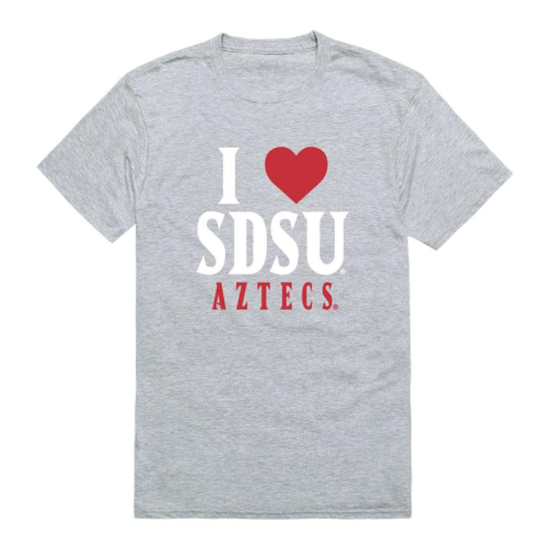 I Love SDSU San Diego State University Aztecs T-Shirt-Campus-Wardrobe