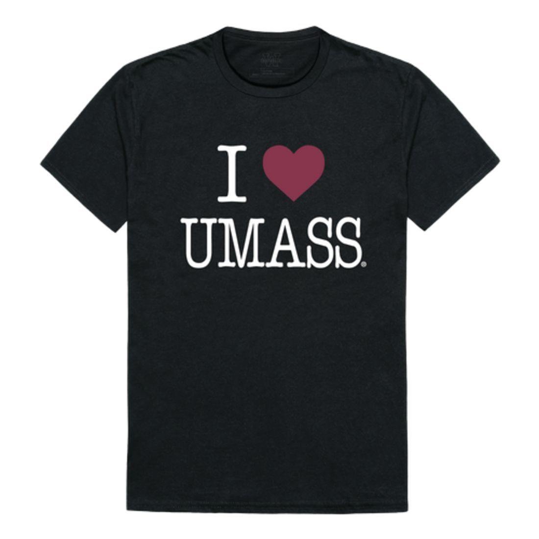 I Love UMASS University of Massachusetts Amherst Minuteman T-Shirt-Campus-Wardrobe