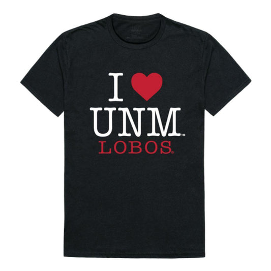 I Love UNM University of New Mexico Lobos T-Shirt-Campus-Wardrobe