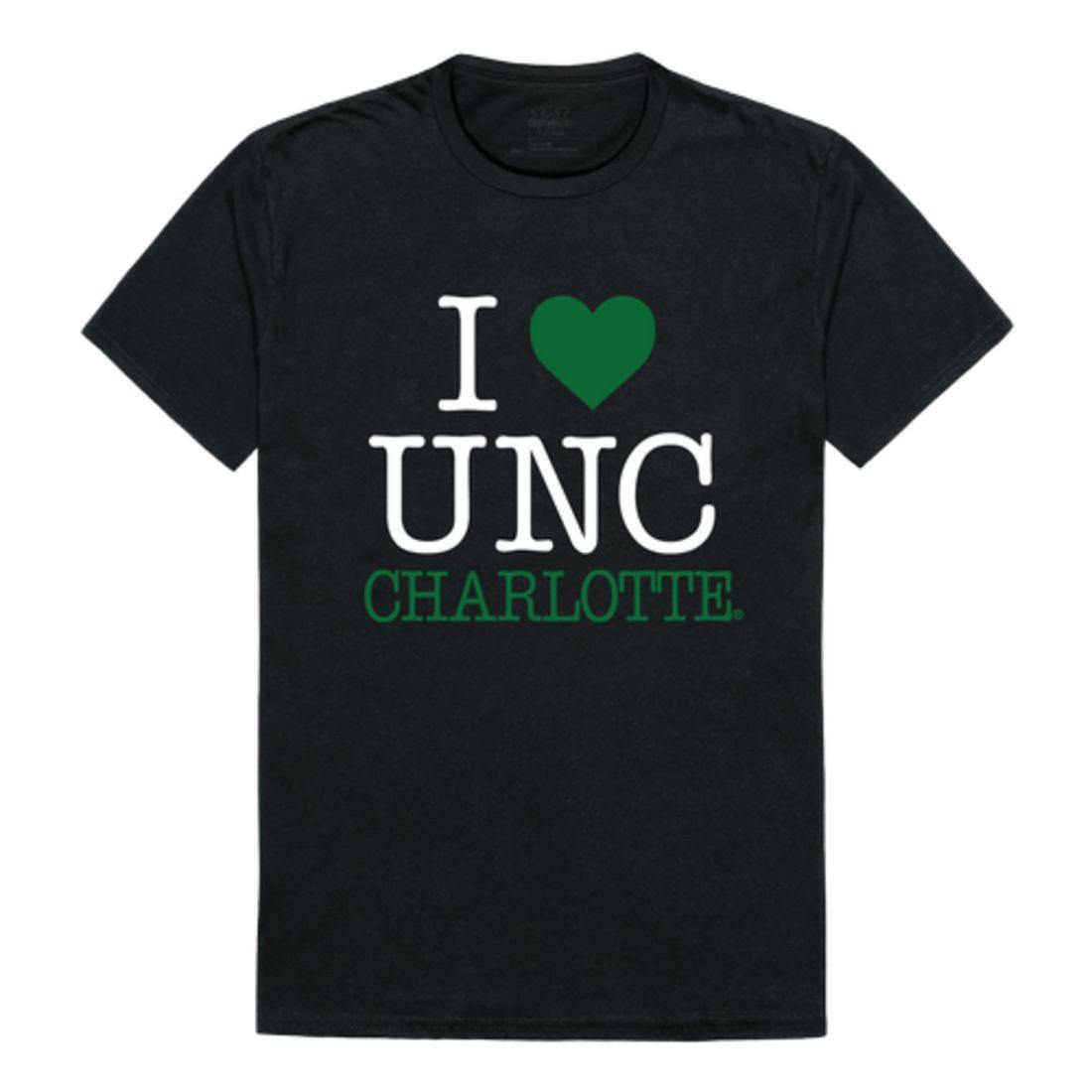 I Love UNC University of North Carolina at Charlotte 49ers T-Shirt-Campus-Wardrobe