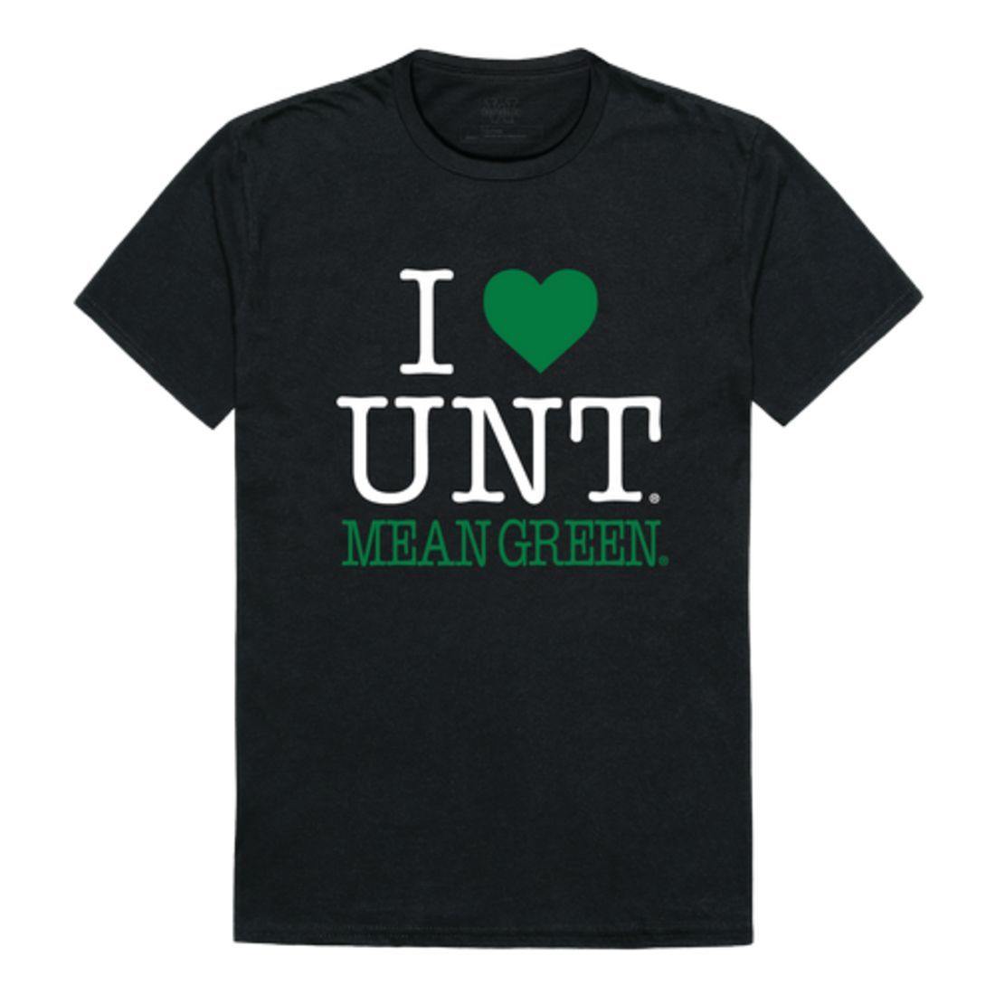 I Love UNT University of North Texas Mean Green T-Shirt-Campus-Wardrobe