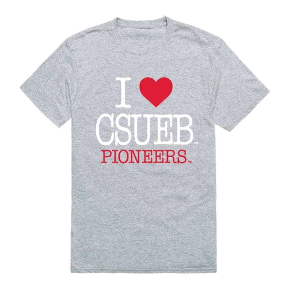 I Love California State University East Bay Pioneers T-Shirt-Campus-Wardrobe