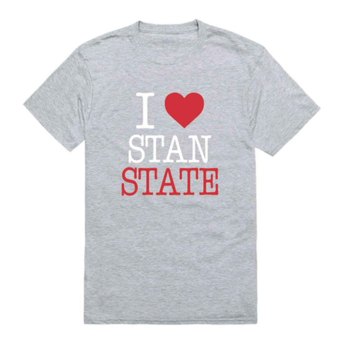I Love CSUSTAN California State University Stanislaus Warriors T-Shirt-Campus-Wardrobe