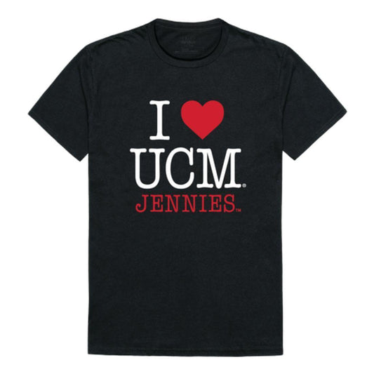 I Love UCM University of Central Missouri Mules T-Shirt-Campus-Wardrobe