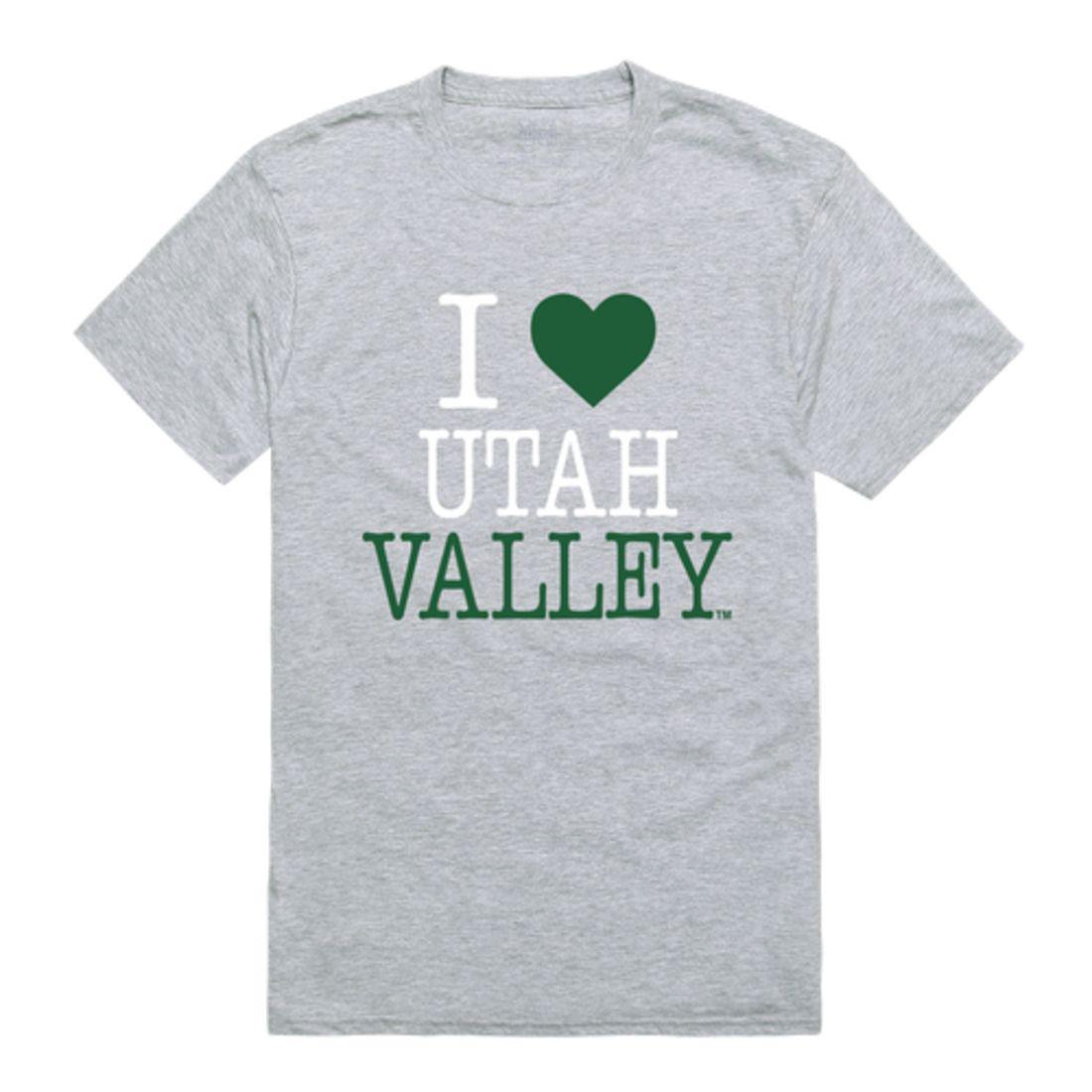 I Love UVU Utah Valley University Wolverines T-Shirt-Campus-Wardrobe