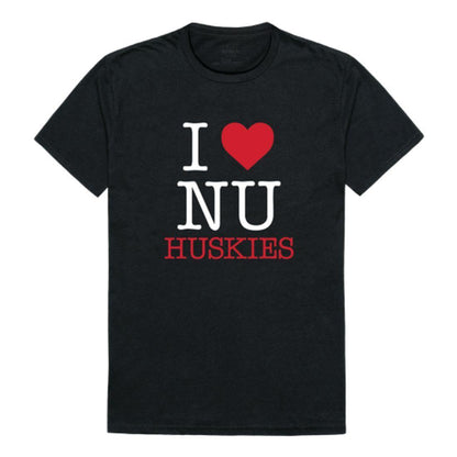 I Love Northeastern University Huskies T-Shirt-Campus-Wardrobe