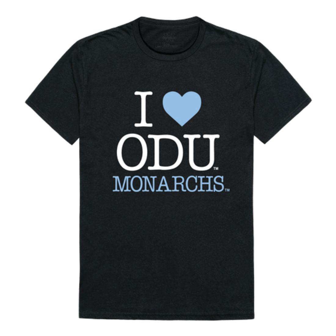 I Love ODU Old Dominion University Monarchs T-Shirt-Campus-Wardrobe