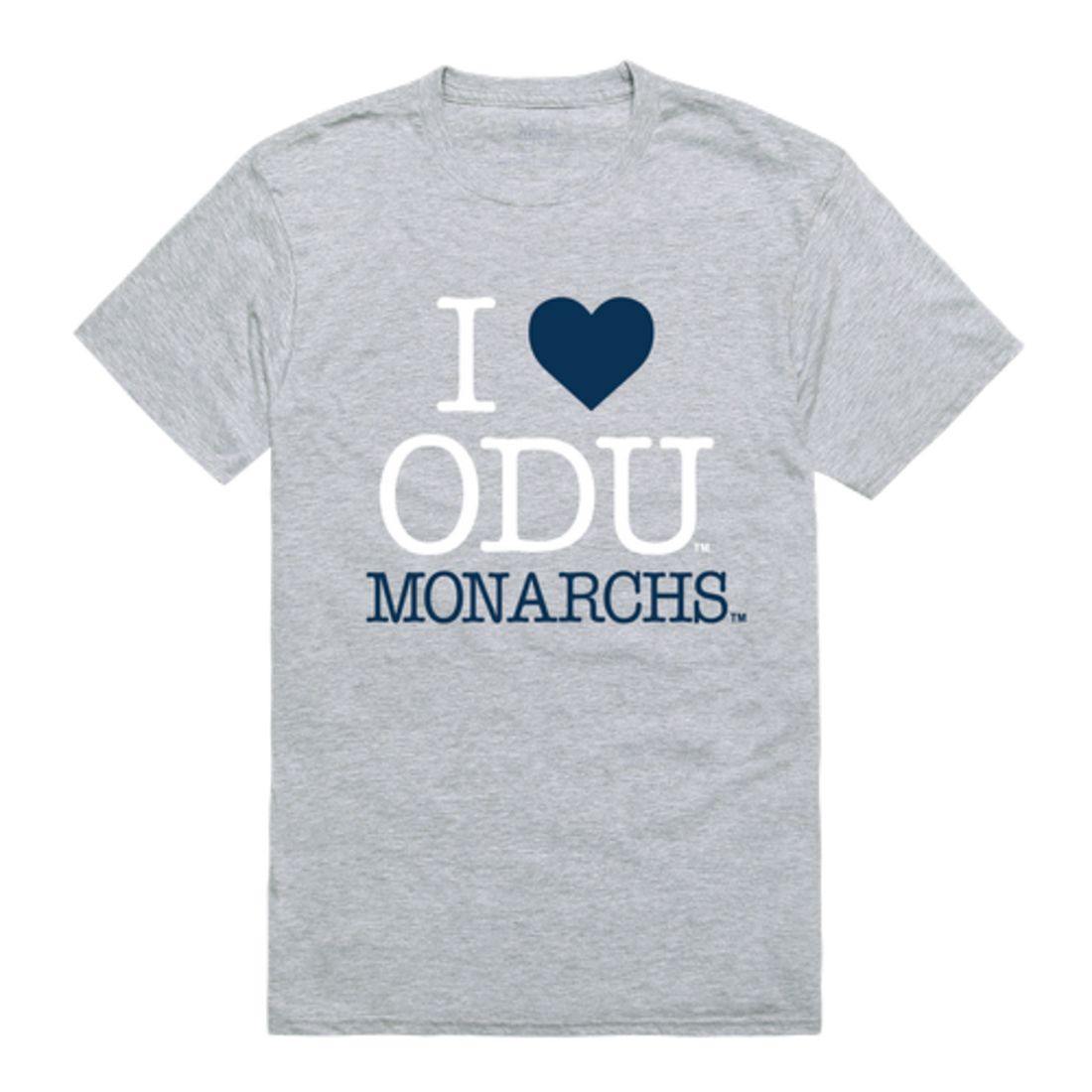 I Love ODU Old Dominion University Monarchs T-Shirt-Campus-Wardrobe