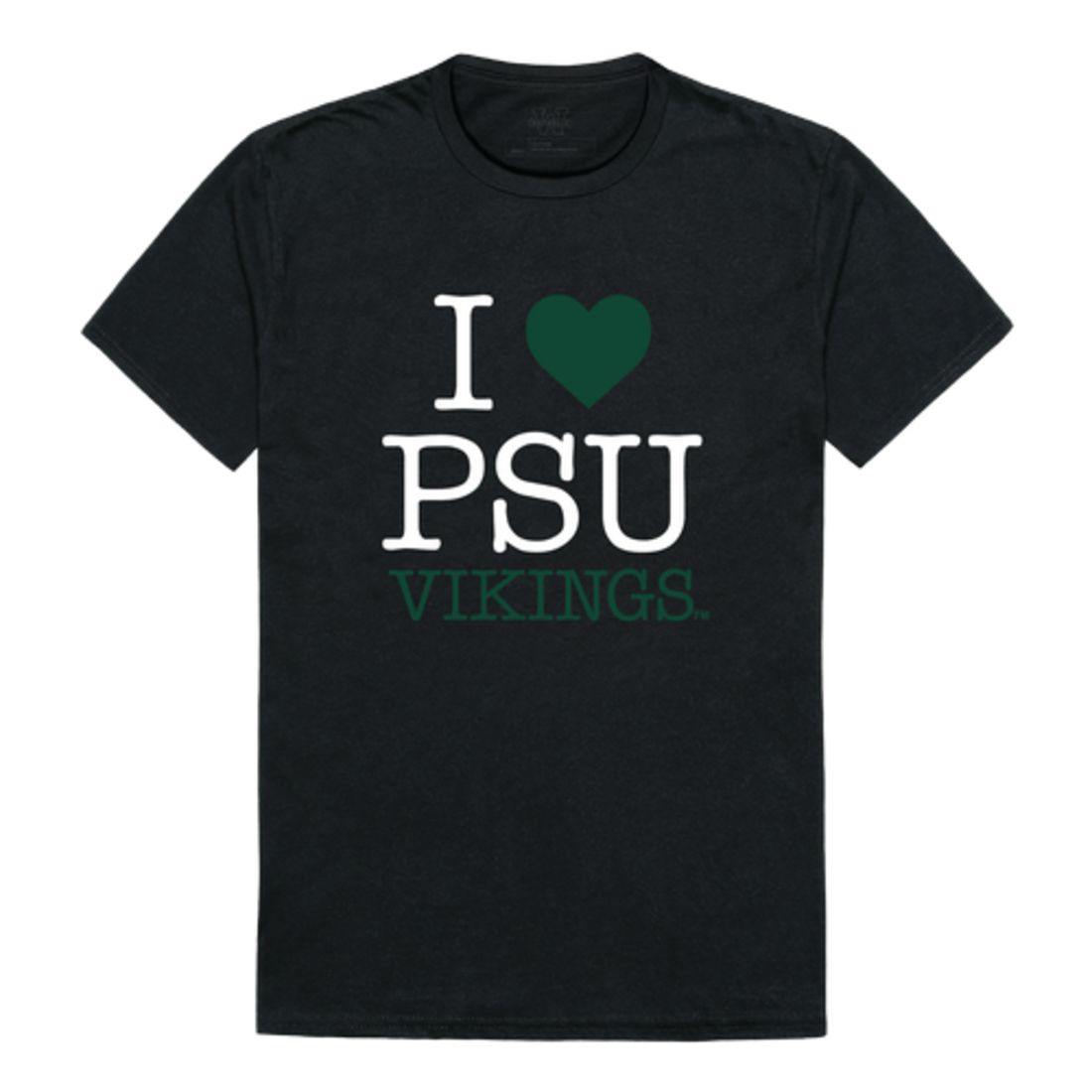 I Love PSU Portland State University Vikings T-Shirt-Campus-Wardrobe